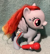 Hasbro My Little Pony MLP Singing Rainbow Dash Karaoke Microphone Toy WORKS