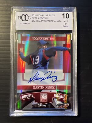 2010 Donruss Elite Extra Edition - Rookie Martin Perez #145 /494