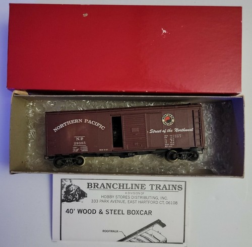 Coche de caja Branchline Yardmaster escala HO Northern Pacific 40', montado. #10165 | Zustand: Used