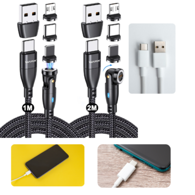 VAFOTON 5PIN Type C Magnetic Adapter (3 Pieces/Pin/Head