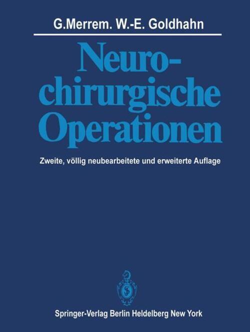 Thumbnail - Neurochirurgische Operationen W. -e. Godhahn (u. A.) Taschenbuch