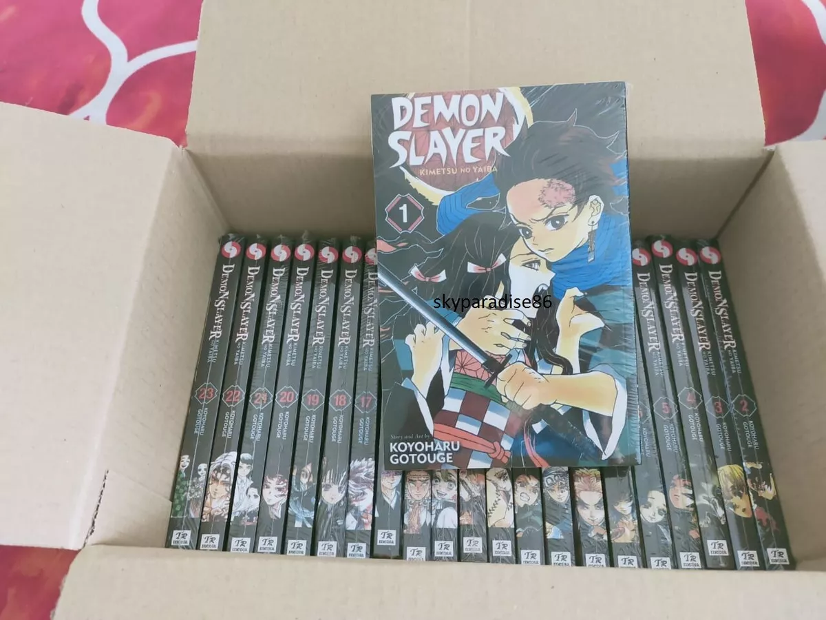 Demon Slayer, Kimetsu No Yaiba Mangá Volume 5 Ao 10 - kit Panini