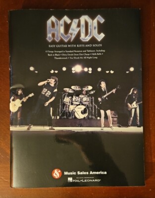AC/DC Easy Guitar with Riffs and Solos 2010 Trade Paperback Sheet Music ...