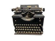 1930's Vintage Royal manual typewriter. Black; In working condition, needs TLC thumbnail
