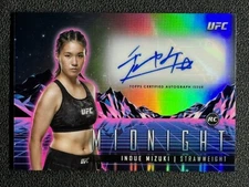 2024 Topps Midnight UFC Indue Mizuki RC Rookie Horizon Signatures Auto #HS-MIE