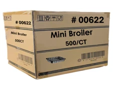 Small Disposable Aluminum Broiler Pan For Baking, BBQ &Grill Trays 500 CT 8 X 6