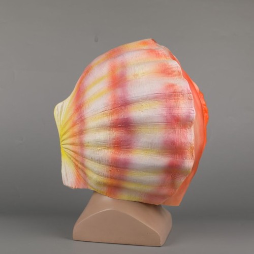 Halloween Clam Shell Prank Sexy Mask Cosplay Scallop Shell Mask Masquerade Props - Picture 6 of 12