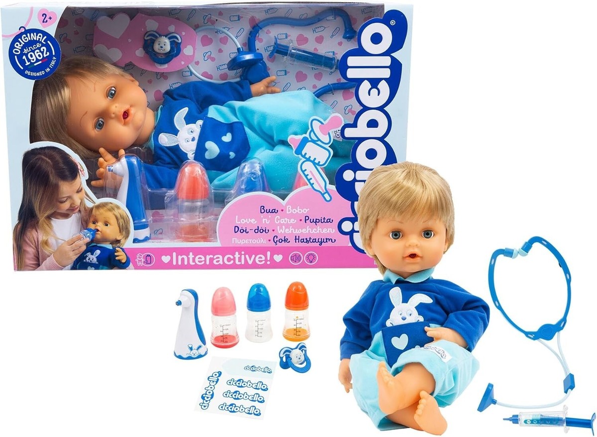 Cicciobello Chicco Bambolotto Cicciobello Bua Bambola Interattiva