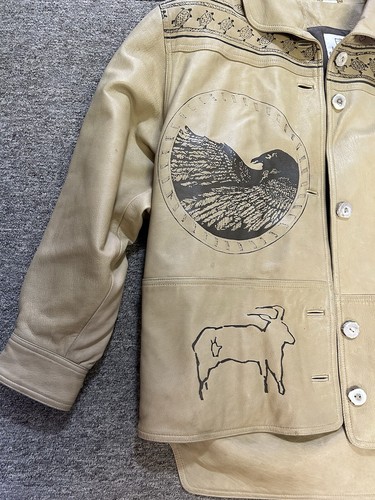 VTG Robert Comstock Leather Women’s Jacket Size 12 Camel Color - Picture 5 of 16