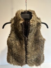 Gap Kids Faux Fur Reversible Vest Size 4-5
