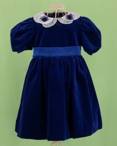 florence eiseman green velvet dress