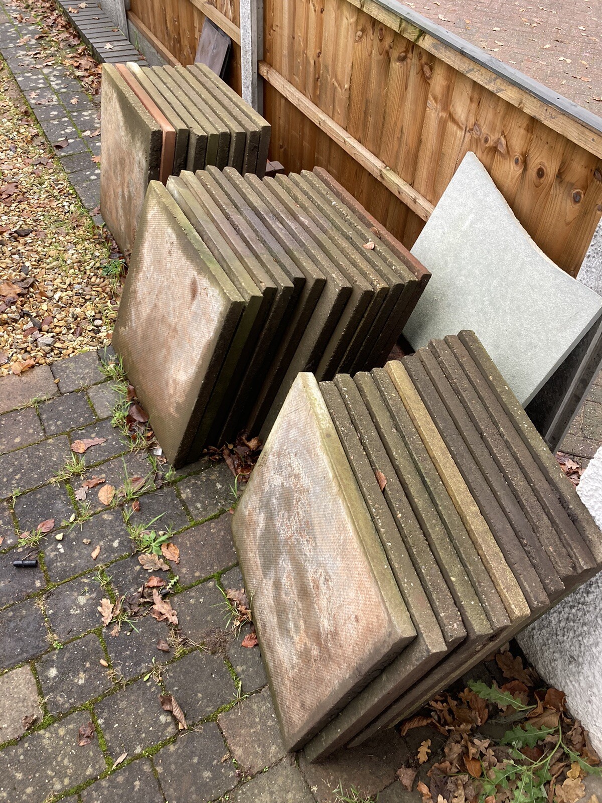 Concrete paving slabs 600 x 600 x 35mm..only 32Left eBay