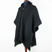LLAMA WOOL MENS UNISEX PONCHO SUGG BURNING MAN OUTDOORS MUSIC FESTIVALS COSTUME