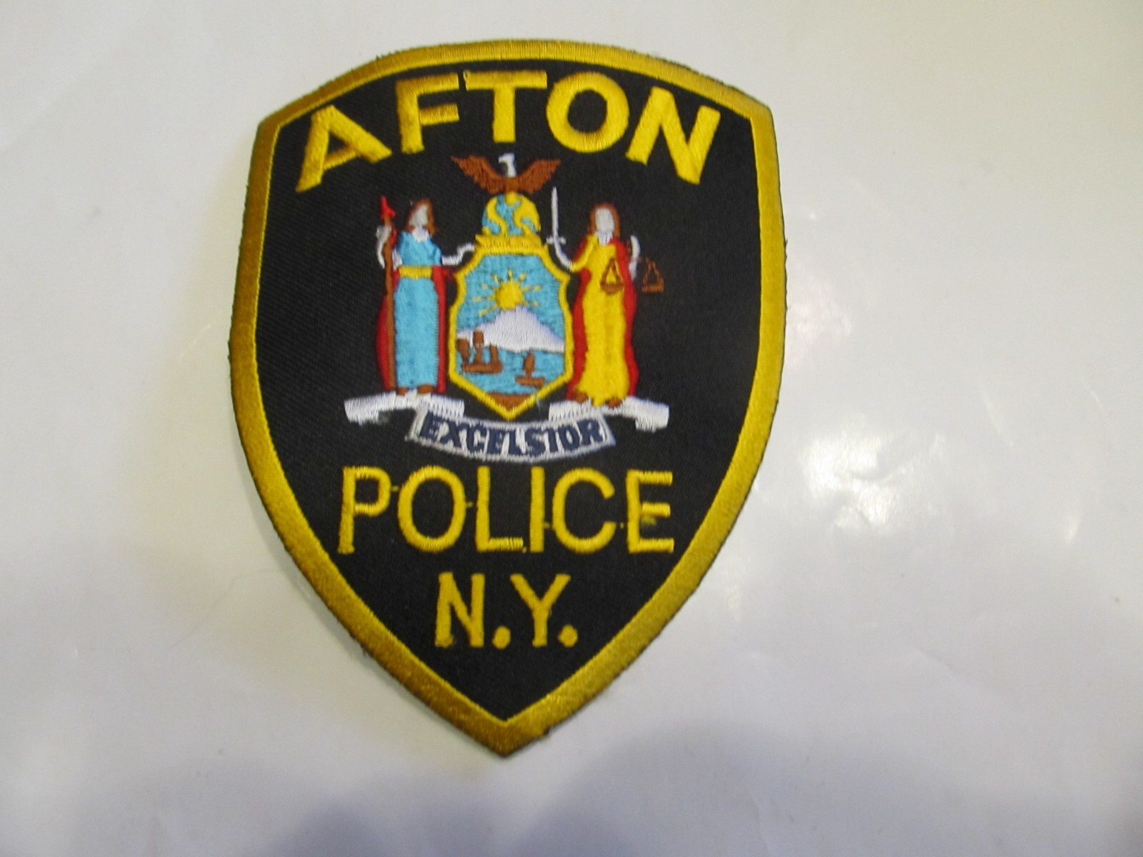 New York Afton Police Patch eBay