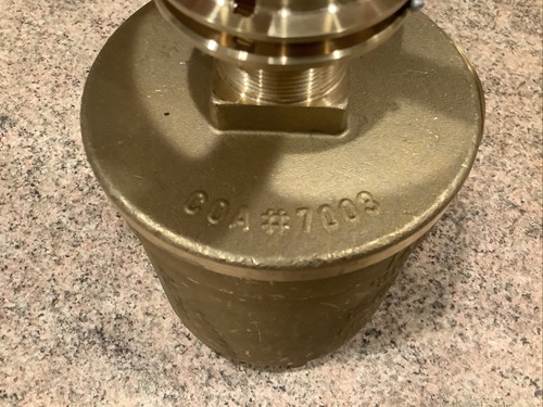 GIACOMINI Fire Hose pressure restricting angle valve 2-1/2” A156 12HO 300PSI - Picture 8 of 8