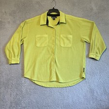 Vintage Nautica Nautech Fleece Full Zip Jacket Size L Green