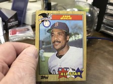1987 Topps Baseball JIM RICE FROM VENDING # 610 AS HOF