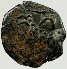 80BC Ancient Biblical Widow's Mite ALEXANDER JANNAEUS Coin HENDIN 1152 i120664