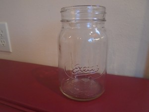 One Pottery Barn Exeter Glass Mason Jar Pendant Chandelier