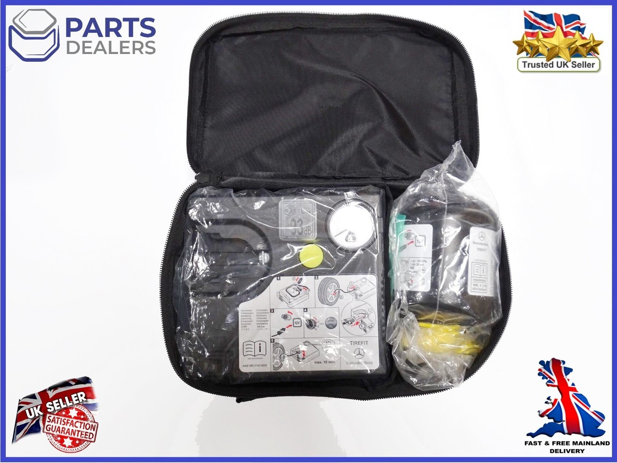 TYRE REPAIR KIT GENUINE MERCEDES PUMP INFLATOR SEALANT 350ml