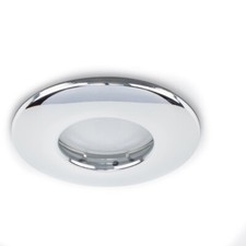 Image of IP65 Fire Rated Downlights x6 GU10 Bathroom Spotlight Downlighters LED Bulbs
