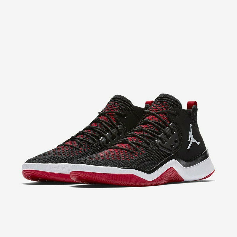 NIKE JORDAN DNA LX Men's Size 12.5 Color:Black/White-Gym Red AO2649-023 NEW  for sale online