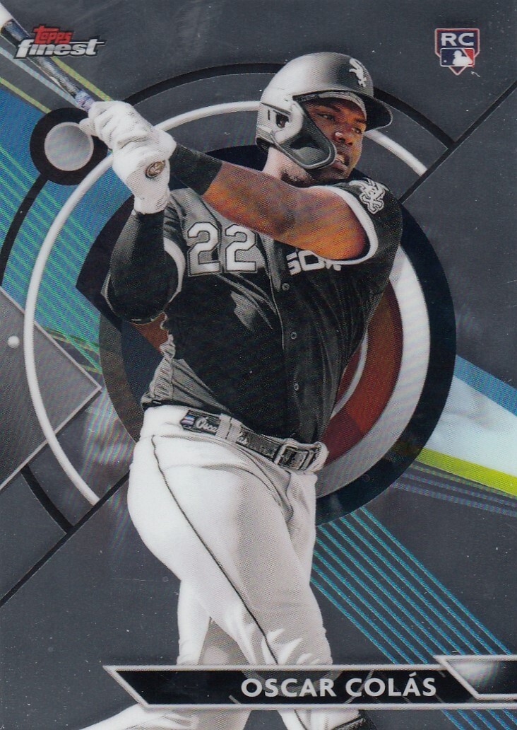 OSCAR COLAS FINEST ROOKIE CARD RC CHICAGO WHITE SOX #56 2023 23 TOPPS