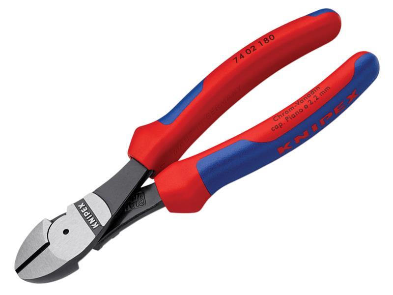 Knipex Alto Leva Diagonale Formine Multi-Component Impugnatura 180mm KPX7402180