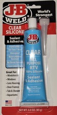 JB Weld 31310 Clear RTV Silicone Sealant - 3 Oz.