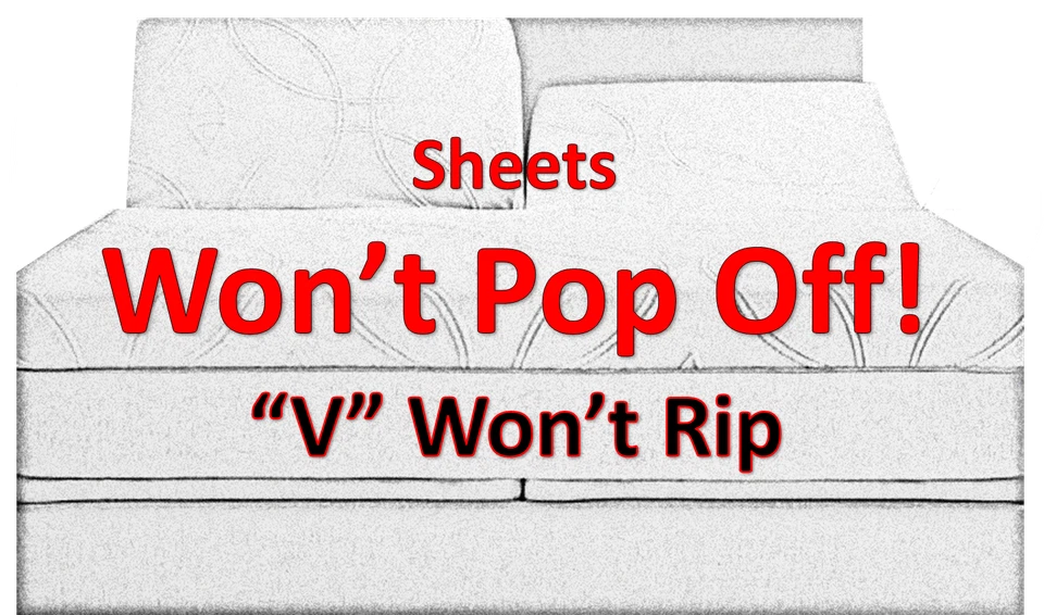 Won't Pop Off King Flex Top Sheet Set with 4 Pillow Cases Many Colors 10 to 15" - Image 2 of 4