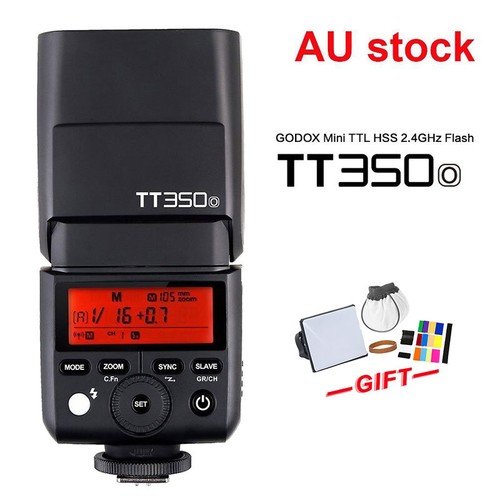 Godox TT350o TTL Blitz Für Olympus/Panasonic Systemkameras – Mit 2,4G Funk, HSS & LCD-Display