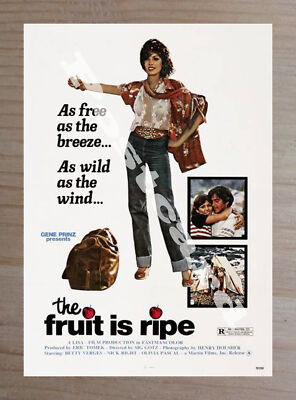 Historic The Fruit Is Ripe 1977 Movie Advertising Postcard
