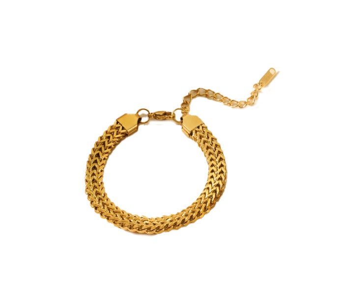 Bracciale in Acciaio SS 316L placcato ORO