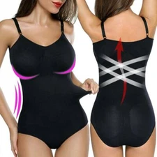 Fajas Colombiana High Compression Women Bodysuit Body Shaper Shapewear Underwear