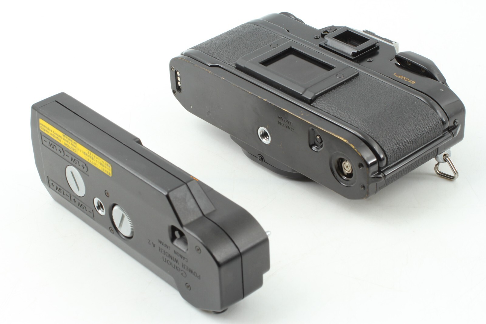 【For Parts】 Canon A1 SLR 35mm Film Camera w/ Power Winder A2 JAPAN