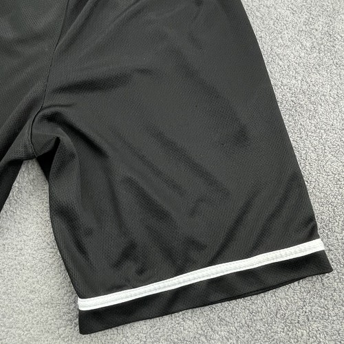 Spalding Shorts Boys Size Large Black Athletic Gym Drawstring Basketball Stretch - Picture 10 of 12
