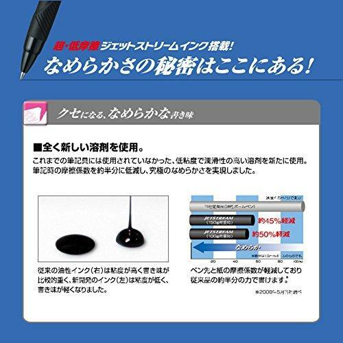 Uni Jetstream Multi Pen 0.7mm Ballpoint Pen and 0.5mm Mechanical Pencil, Black
