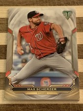 2019 Topps Triple Threads Baseball Max Scherzer Card #34