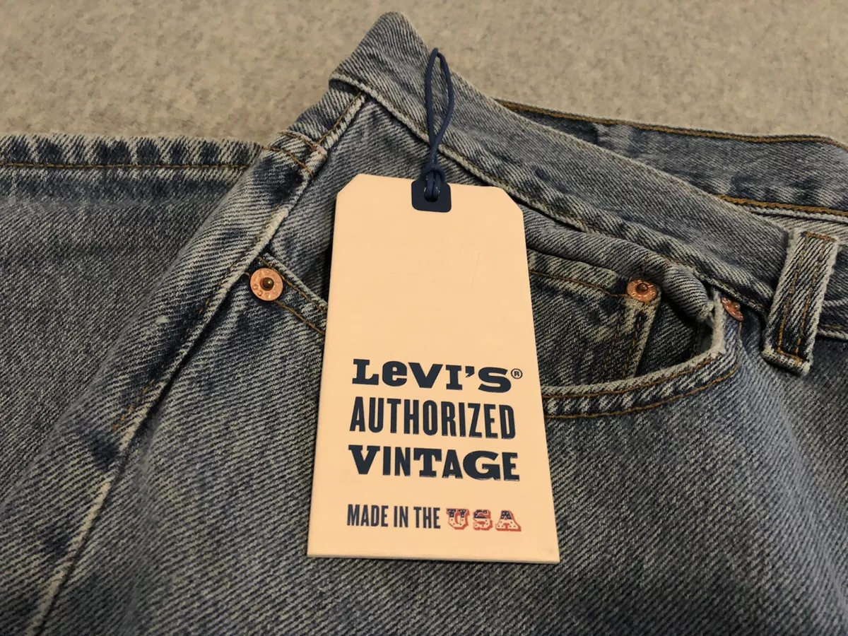 Levis 501 Tapered Authorized Vintage Jeans Made in USA LVC Mens