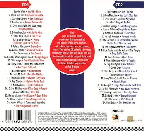 MOD MUSIC Ska Soul Blues Jazz - Various Artists -New & Sealed 2X CD Union Square - Picture 2 of 2