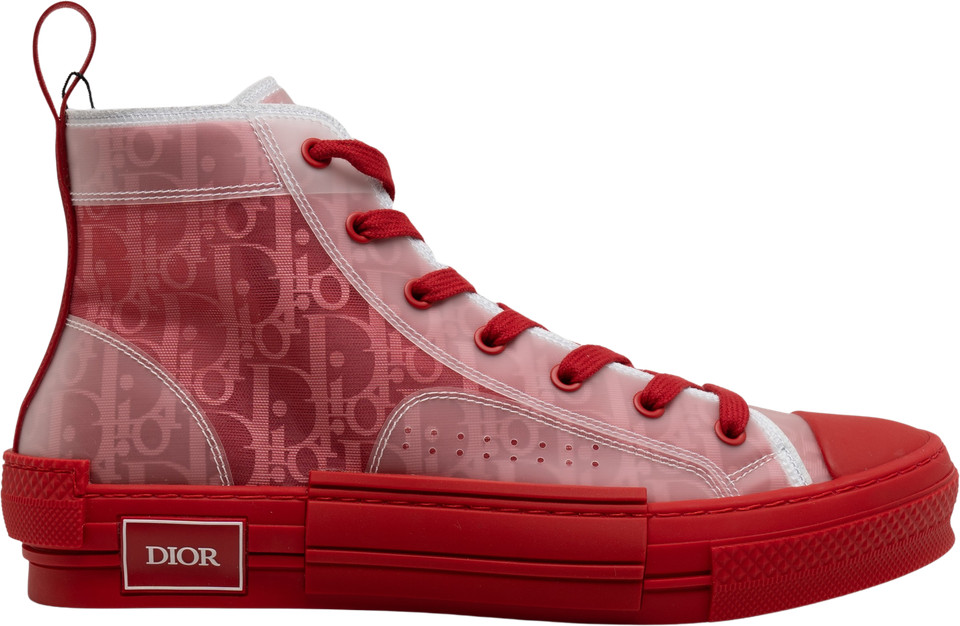 Dior B23 High Dior Oblique - Red for sale | eBay