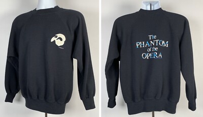 Vintage Phantom of the Opera Sweatshirt Glow In The Dark Large 50/50 USA made
