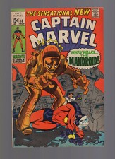 Captain Marvel #18 - Carol Danvers gets Cosmic Powers - Mid Grade