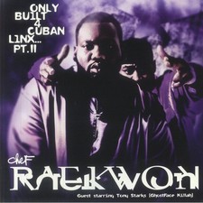 RAEKWON - Only Built 4 Cuban Linx Part II - Vinyl 2xLP sticker insert