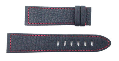 JEANRICHARD Genuine Leather Blue Watch Band Strap 22mm GENUINE