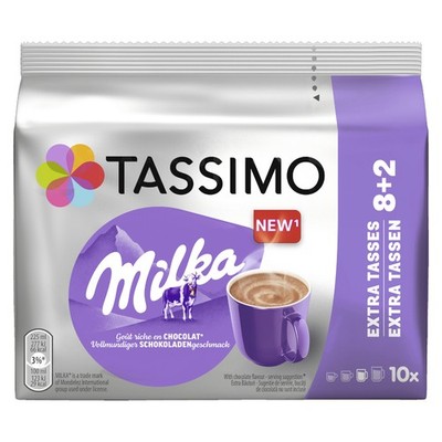 Tassimo Jacobs Milka NEU Kakaogetränk 10 Portionen (4,81 EUR/100 g)