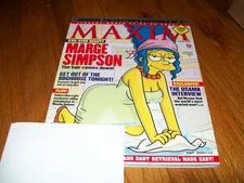 APRIL 2004 MAXIM ISSUE MARGE SIMPSON COVER EXCELLENT CONDITION ULTRA RARE