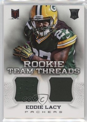 2013 Panini Momentum Rookie Team Threads Combo Materials /399 Eddie Lacy RC nd3