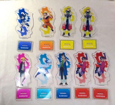 Naruto Boruto Daiso Acryl Ständer Ichiban Kuji Asuma 8 Stück Sammlerstück