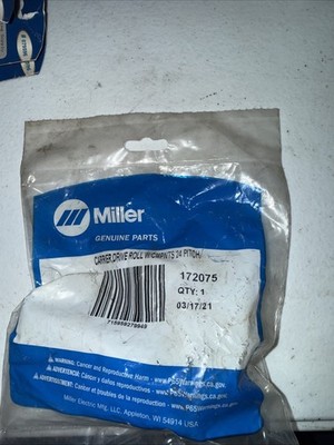 Miller Carrier Drive Roll W/ Clint s 24 Pitch PN: 172075